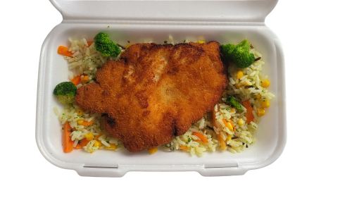 Párolt zöldséges rizs